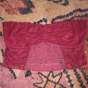 Pink Lace Free People Bandeau